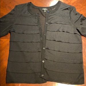 Talbots black cardigan